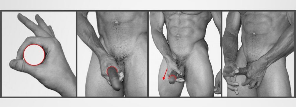 Technika Jelqing - Cvičenie na zväčšenie penisu