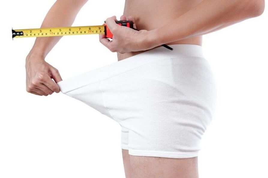 meranie penisu pred cvičením na zväčšenie